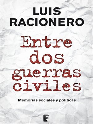 cover image of Entre dos guerras civiles